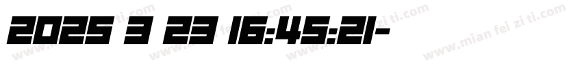 2025 3 23 16:45:21字体转换